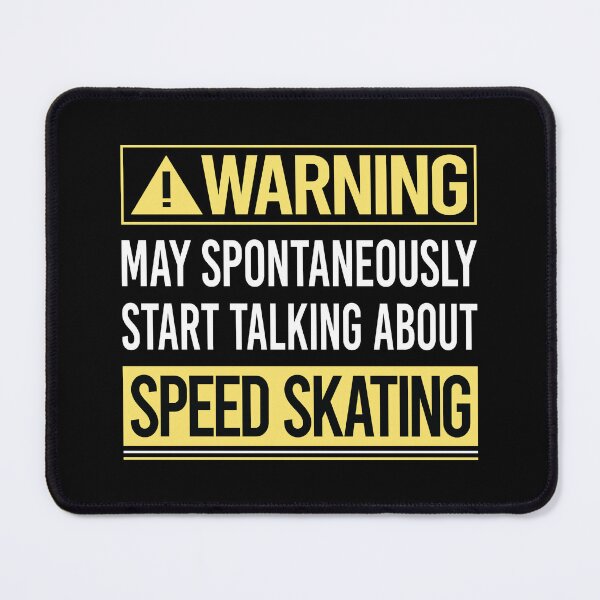 Item preview, Warning About Speed Skating Skate Skater designed and sold by WrightTrouble.