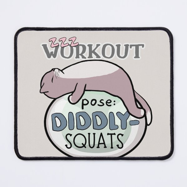 Item preview, Funny Workout Exercise Plan - Cat Lovers designed and sold by ViewerEqualsPhoton.