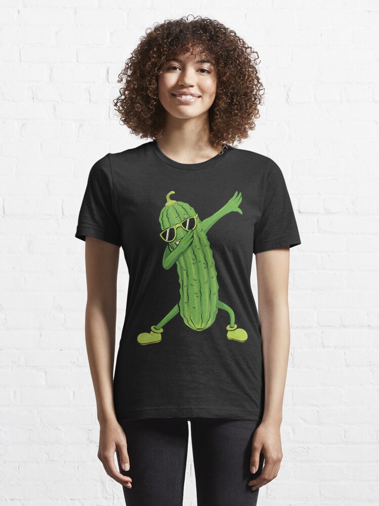 Dabbing Pickle Dancing Cucumber lover Funny Gifts | Essential T-Shirt