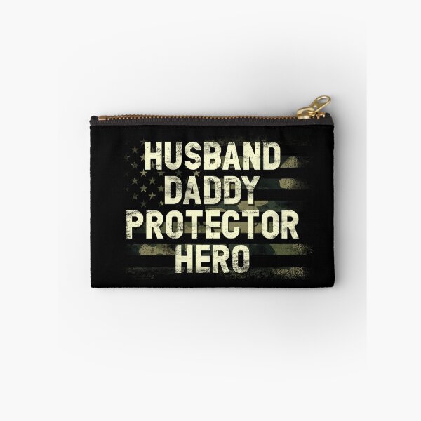Item preview, Husband Daddy Protector Hero Gift Fathers Day USA Flag Tee designed and sold by Simeon	 Dorelus.