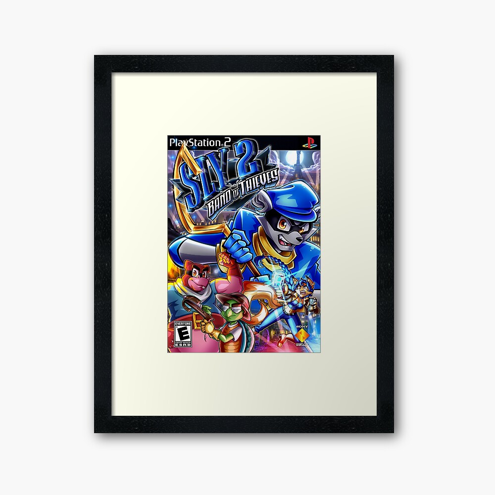 Sly Cooper Band of Thieves (custom PS2 cover version) Poster for