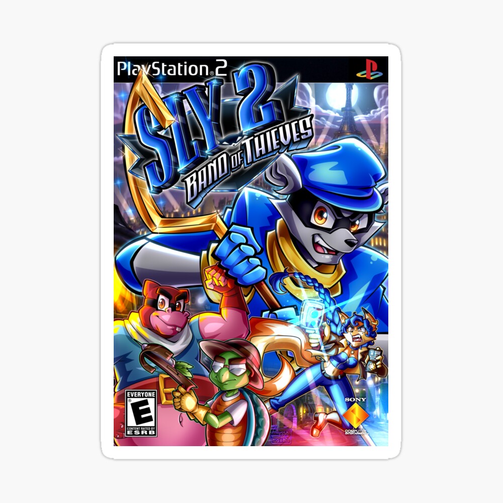 Sly Cooper Band of Thieves (custom PS2 cover version) Art Board