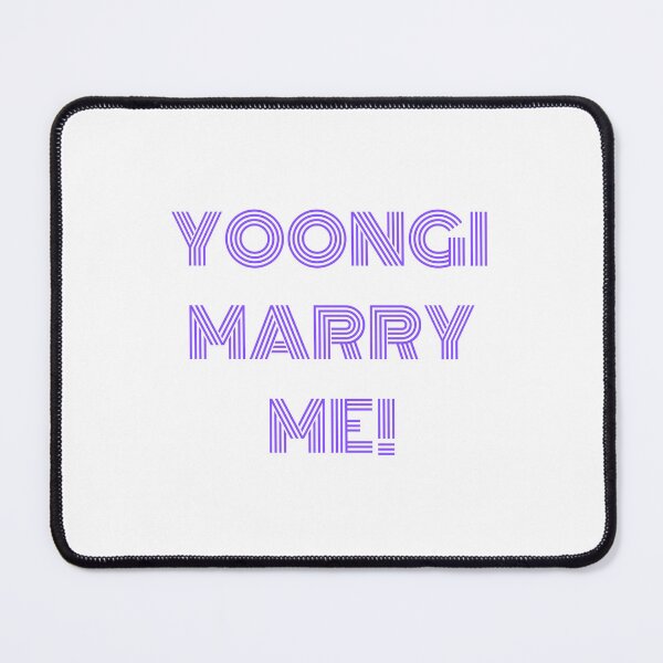 Item preview, YOONGI MARRY ME! designed and sold by Japoneko.