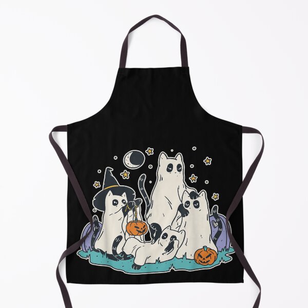 Item preview, Black Cats in Ghost Costume - Cute Women and Men Halloween designed and sold by bylox.