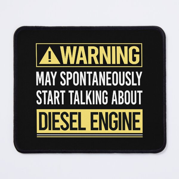 Item preview, Warning About Diesel Engine designed and sold by WrightTrouble.