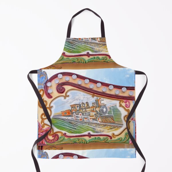 Item preview, r3536/ finition 2022 - 5 the locomotive of yesteryear " The marvelous decor of the Manege des Chevaux - la Locomotive d'Autrefois - Okaio Créations Olavia-Olao designed and sold by o.okaïo.