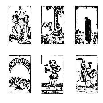 Artwork thumbnail, Tarot Cups bywhacky by designbywhacky
