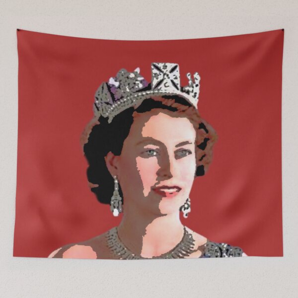 Item preview, RIP Elizabeth Poster Portrait designed and sold by Teetans.