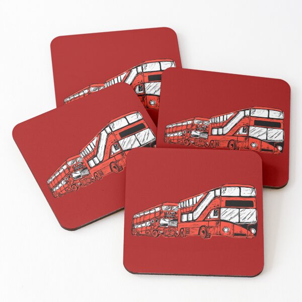 Item preview, Red buses  designed and sold by Viv Ainslie.