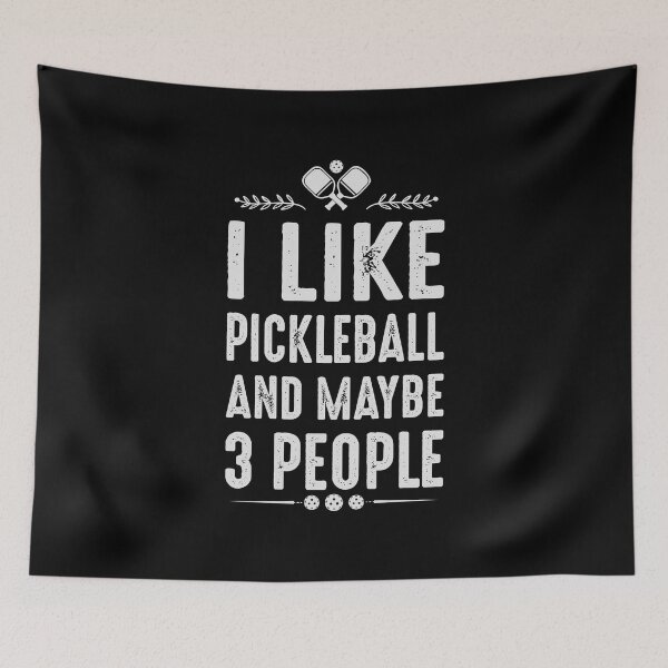 Item preview, I like pickleball and maybe three people designed and sold by iskapa.