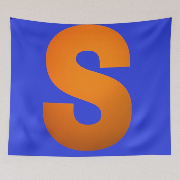 Item preview, La letra S en NARANJA designed and sold by starfishstuff.