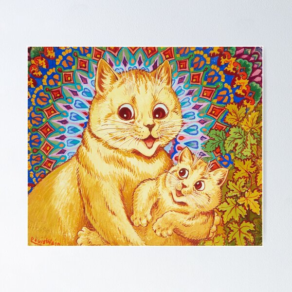 Item preview, Original Art By louis wain 1860, Londres designed and sold by space company ®.