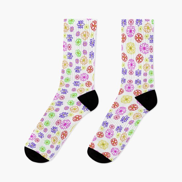 Item preview, Multicolored flowers pattern digital art designed and sold by altairaleon.
