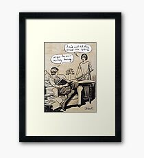analogue follies Framed Print