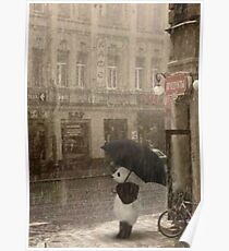 It's raining outside Poster