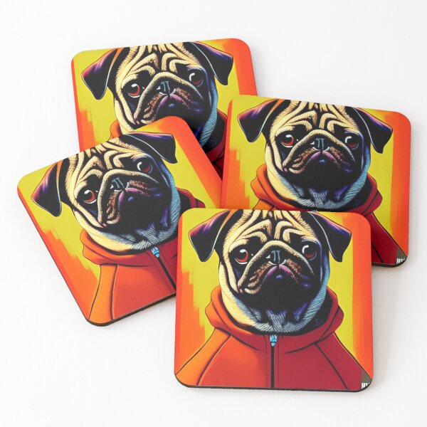 Item preview, Ai pug in a tracksuit  designed and sold by Seanyah.