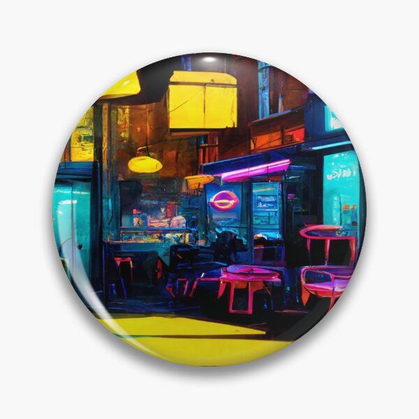 Item preview, London City Street View At Night In Neonlight / London, England designed and sold by Unwind-Art-Work.