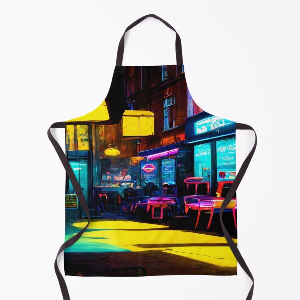 Item preview, London City Street View At Night In Neonlight / London, England designed and sold by Unwind-Art-Work.