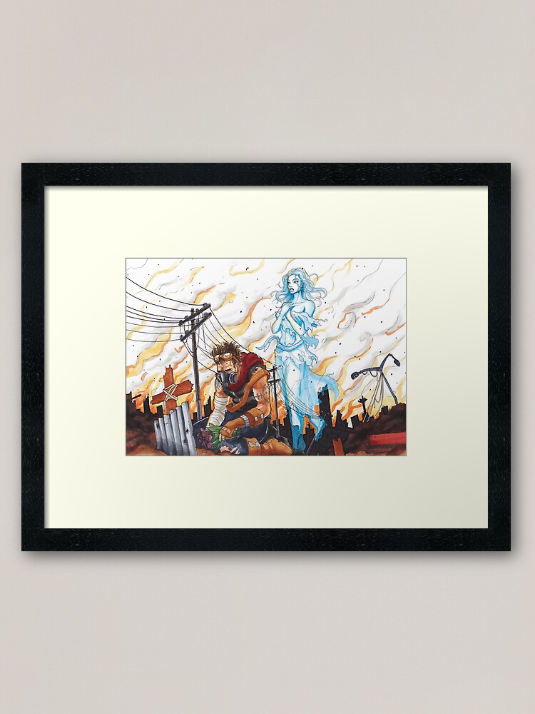 Alternate view of Apocalypse Ghost Framed Art Print