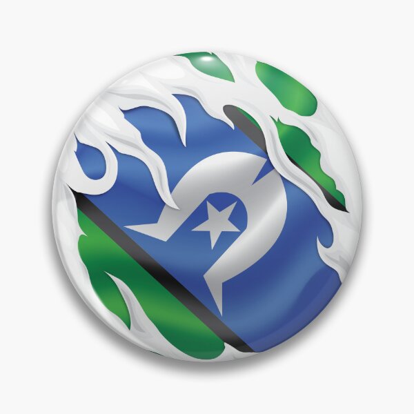 Item preview, Torres Strait Islands Ripped Under The Skin Flag  designed and sold by RahallusNtx.