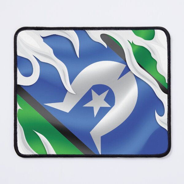 Item preview, Torres Strait Islands Ripped Under The Skin Flag designed and sold by RahallusNtx.
