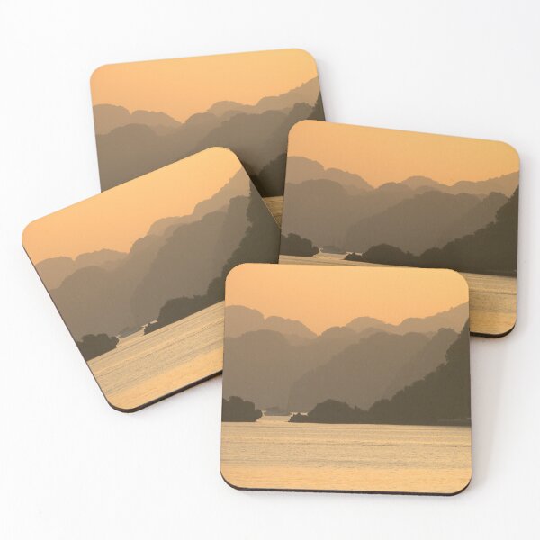 Item preview, Sunset in Ha Long Bay, Vietnam designed and sold by tantimothy.