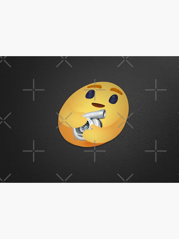 "Turbo Emoji Car Sticker" Sticker for Sale by Balint57 Redbubble