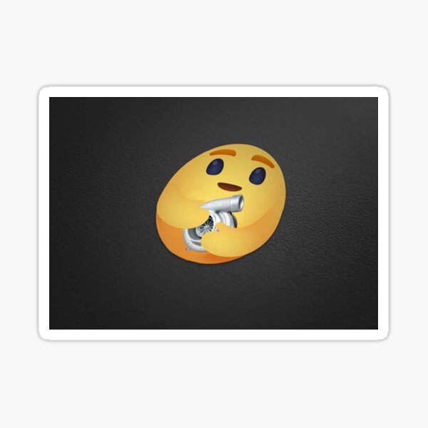 "Turbo Emoji Car Sticker" Sticker for Sale by Balint57 Redbubble