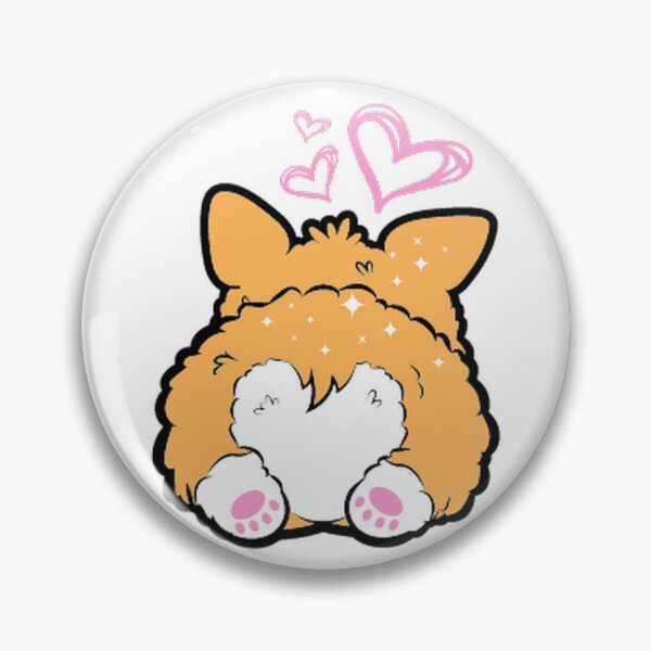 Item preview, Corgi Puppy with Heart Shaped Butt - Cute Corgi designed and sold by WisdomInspired.