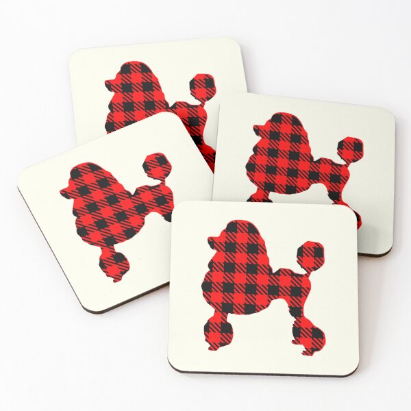 Item preview, Buffalo Plaid Poodle designed and sold by franktact.