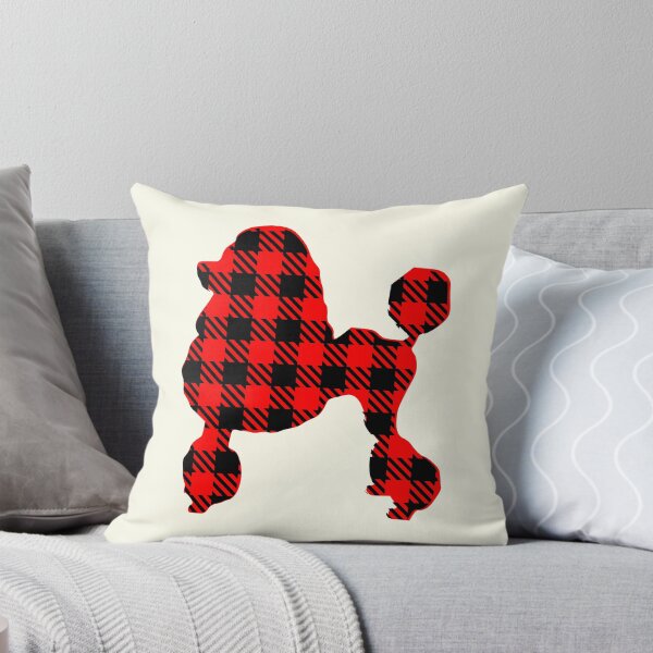 Item preview, Buffalo Plaid Poodle designed and sold by franktact.