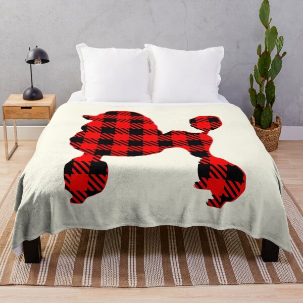 Item preview, Buffalo Plaid Poodle designed and sold by franktact.