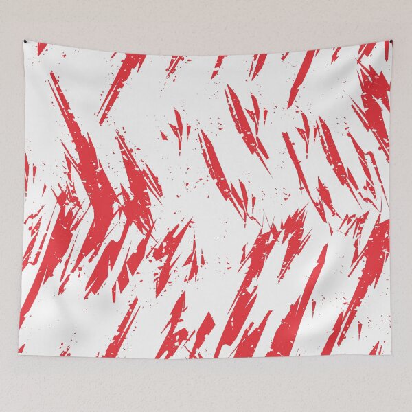 Item preview, Red scratched illustartion design  designed and sold by wa2022.