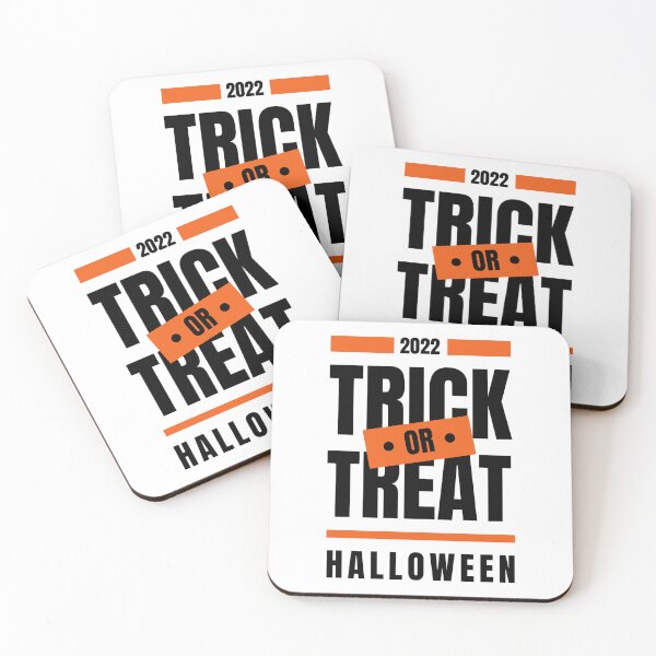 Item preview, 2022 Trick or Treat Halloween Light BG - Text Word Phrase Quote Design designed and sold by BK-Fishing.