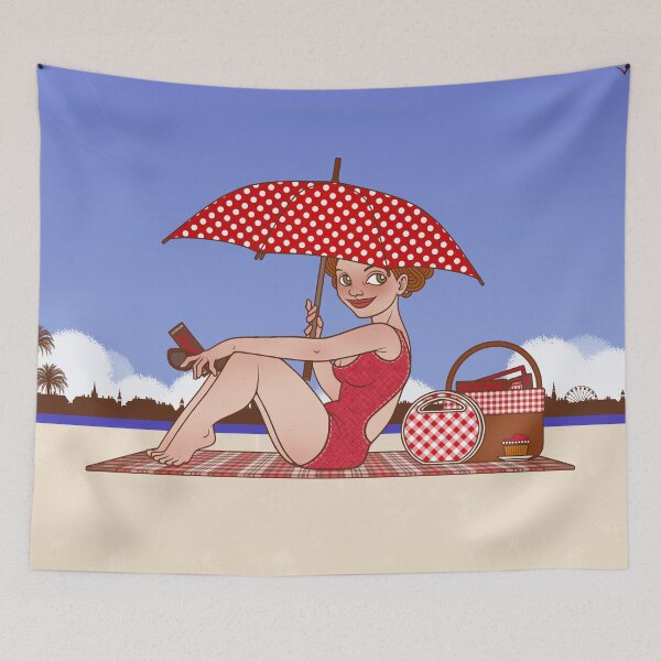 Item preview, Lola traveling on the beach in Nice designed and sold by Iris Luckhaus.