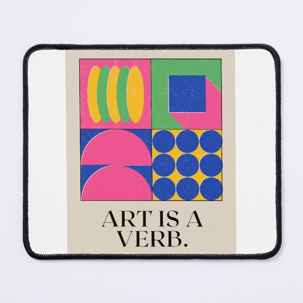 Item preview, Art is a verb designed and sold by Ourhappyplaces.