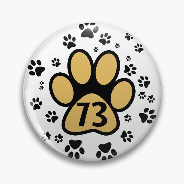 Item preview, 73 - number with animal paws designed and sold by MadandMean.