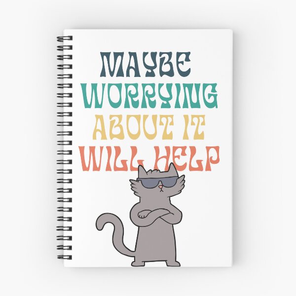 Item preview, Maybe Worrying About It Will Help Cute Cat designed and sold by akashbathla.