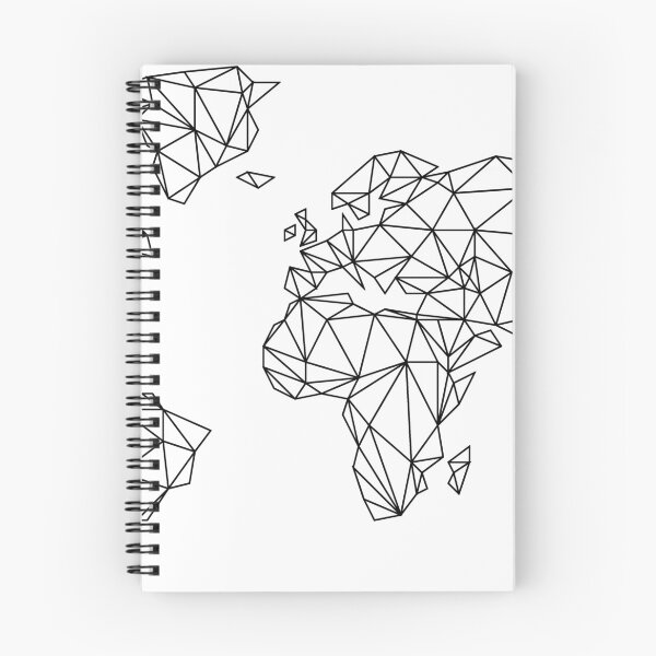 Item preview, World Map Black Triangles designed and sold by pommunist.