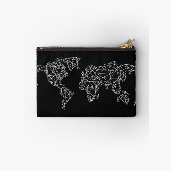 Item preview, World Map White Triangles designed and sold by pommunist.