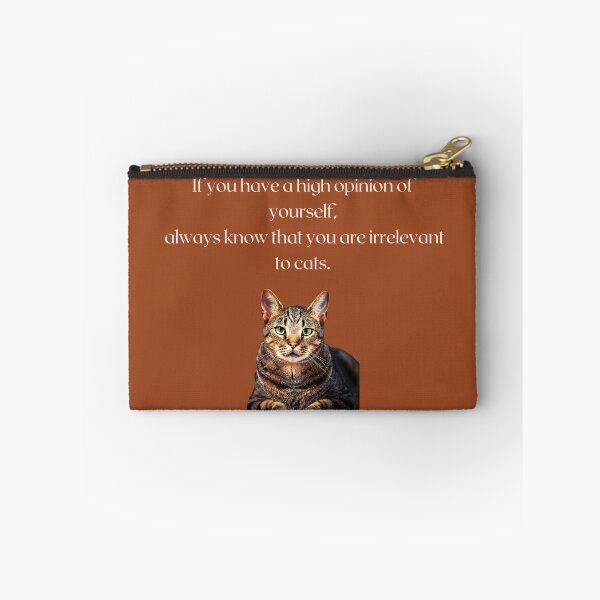 Item preview, Cheeky cat saying dedicated to humans. designed and sold by sarantis.
