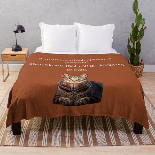 Item preview, Cheeky cat saying dedicated to humans. designed and sold by sarantis.