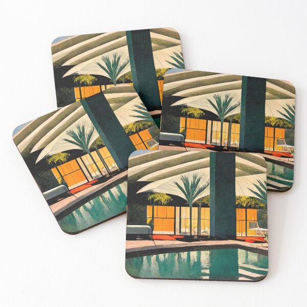 Item preview, Mid Century Modern Pool designed and sold by Kybruno's Creations.