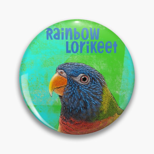 Item preview, Rainbow Lorikeet designed and sold by SirenSeventyOne.