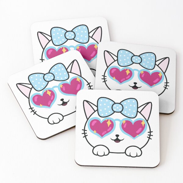 Item preview,   Funny Cat Face With Funky Glasses designed and sold by Anna-Kik.