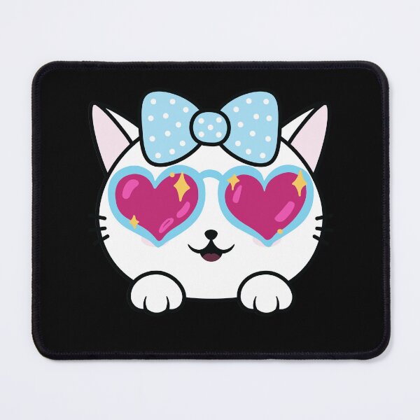 Item preview,   Funny Cat Face With Funky Glasses designed and sold by Anna-Kik.