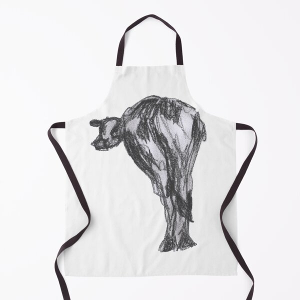 Item preview, charcoal cow booty designed and sold by Anniek Meyden.