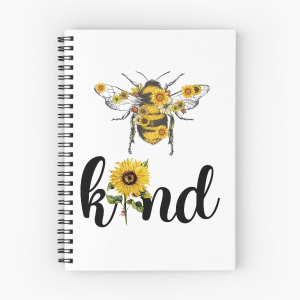 Item preview, "bee kind" Flowers and bees pun sticker gift for wife gift for gilfriend gift for flower lovers for botanists for bee lovers designed and sold by GhostAmine.
