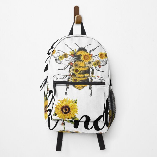 Item preview, "bee kind" Flowers and bees pun sticker gift for wife gift for gilfriend gift for flower lovers for botanists for bee lovers designed and sold by GhostAmine.