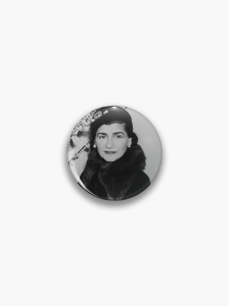 Fashion Designer Coco Chanel Pin for Sale by cic17